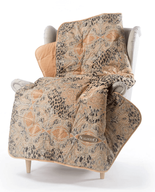 Caleffi Scaldotto con stampa digitale 130x170 cm Panthere S60 - Passarelli Biancheria