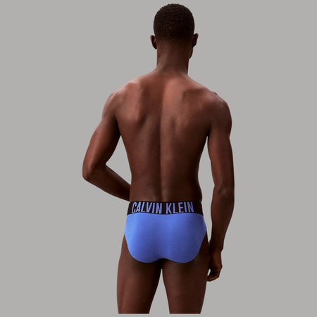 Calvin Klein pack 3 slip bianco grigio royal 000NB3607A-ZD9