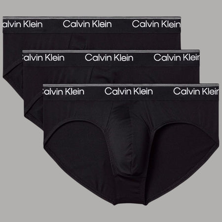 Calvin Klein pack 3 slip neri LV00NB4408-UB1
