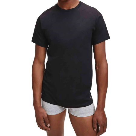 Calvin Klein T-Shirt da Uomo In Cotone Confezione Da 3 NB4011E-001 S38 - Passarelli Biancheria
