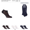 Domenico Maggio 2 Paia di Calza Fantasmino Unisex in filo di Cotone DM048 S70 - Passarelli Biancheria