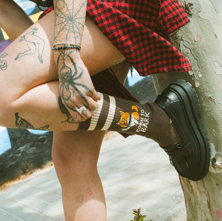 Calze American Socks Born to Bark