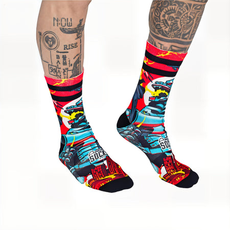 Calze American Socks Mechagodzilla Multicolor