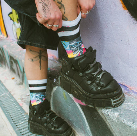 Calze American Socks Neon Paradise  Multicolor