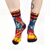 Calze American Socks Rock Till death Multicolor