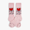 Calze Jimmy Lion Keith Haring Heart    multicolor