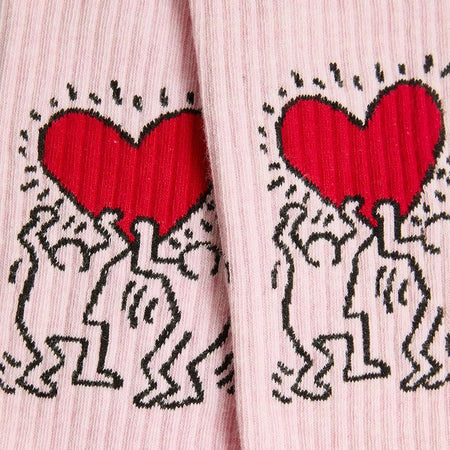 Calze Jimmy Lion Keith Haring Heart    multicolor
