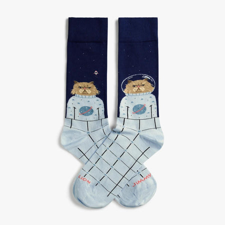 Calze Jimmy Lion Space Cat   multicolor