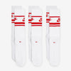 Calze Nike Sportswear Dri-FIT Everyday Essential red white
