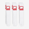 Calze Nike Sportswear Dri-FIT Everyday Essential red white