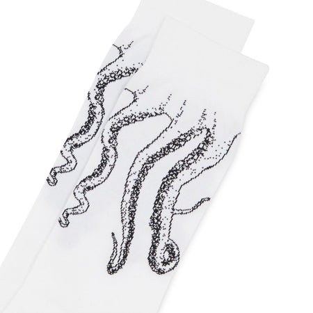 Calze Octopus Outline black white