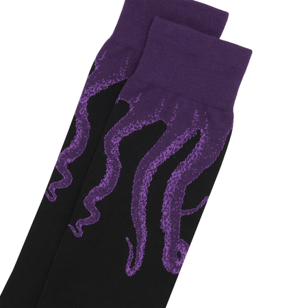 Calze Octopus Outline purple black