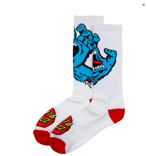 Calze Santa Cruz Screaming Hand white