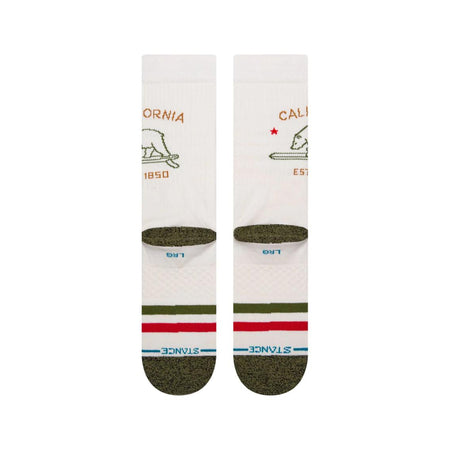 Calze Stance California Republic Crew off white