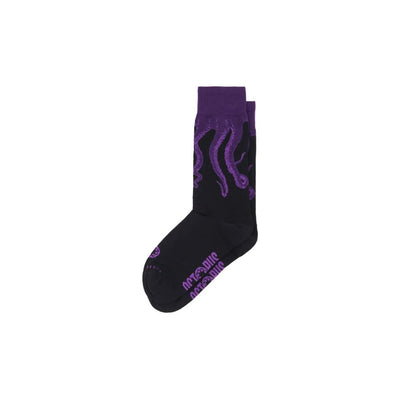 Calze socks Octopus Outline black purple
