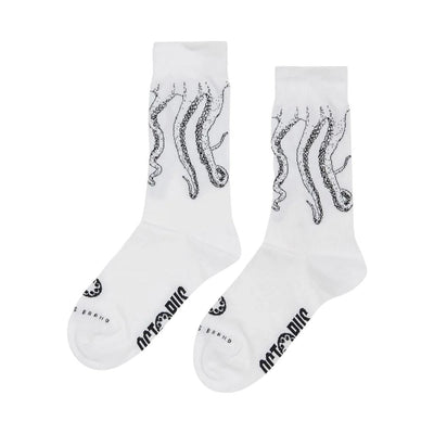 Calze socks Octopus Outline black white