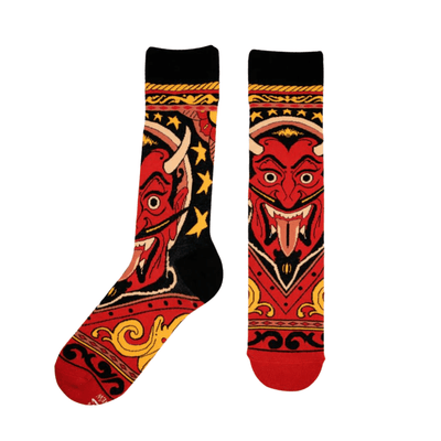 Calze socks a Moon with a View Devil Head