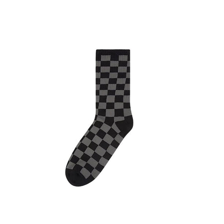 Calzini Vans Checkerboard Crew black charcoal