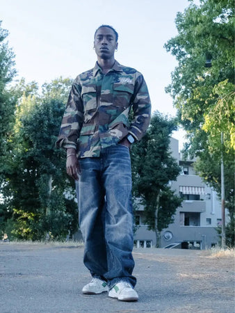 Camicia Camouflage 100% cotone ripstop Horda Brand Streetwear