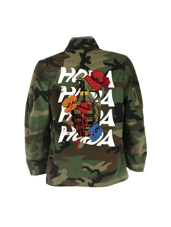 Camicia Camouflage 100% cotone ripstop - Horda Brand Streetwear