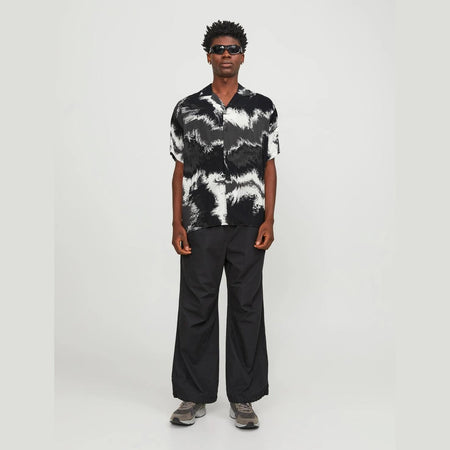 Camicia Jack & Jones Hawaiano asphalt