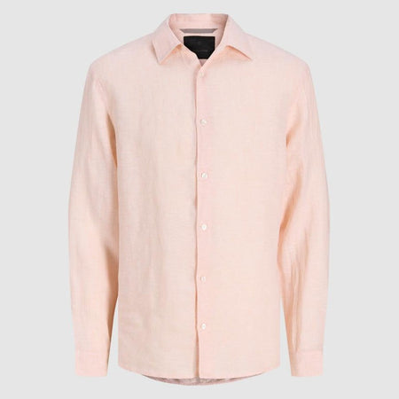 Camicia Jack & Jones Lawrence Linen LS Pink