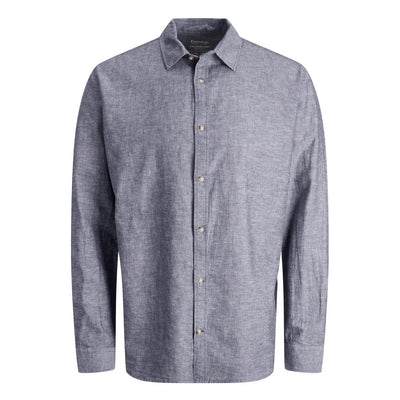 Camicia Jack & Jones Summer Linen Blend faded denim