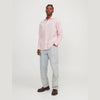 Camicia Jack & Jones Summer Linen Blend pink nectar
