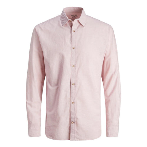 Camicia Jack & Jones Summer Linen Blend pink nectar