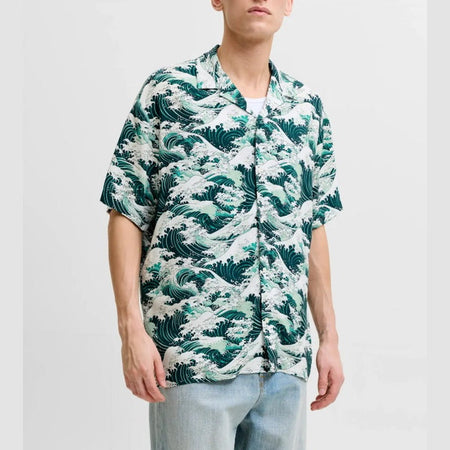 Camicia Jack & Jones Tokyo Resort SS Blu