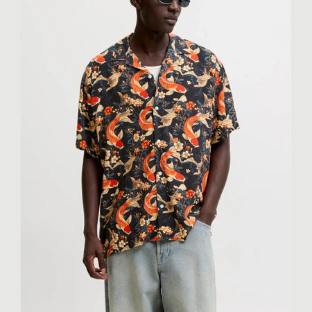 Camicia Jack & Jones Tokyo Resort SS orange