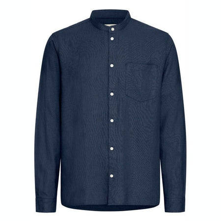 Camicia Solid Allan China Blue