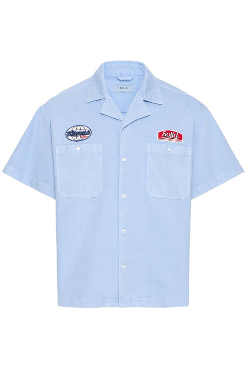 Camicia Solid Boone Blue