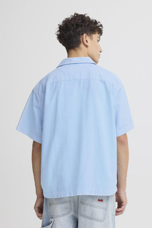 Camicia Solid Boone Blue