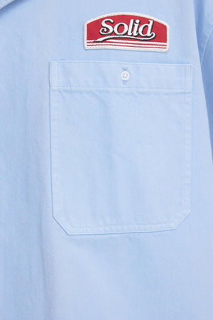 Camicia Solid Boone Blue