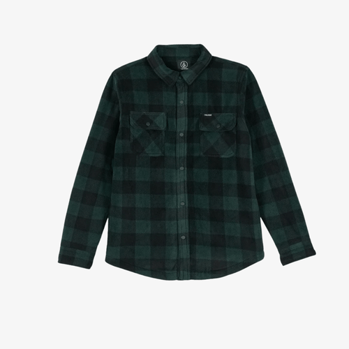 Camicia Volcom Bowered LS Black Green