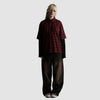 Camicia Wasted Paris Tartan Age black red