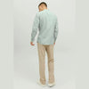 Camicia shirt Jack & Jones Summer Band granite green