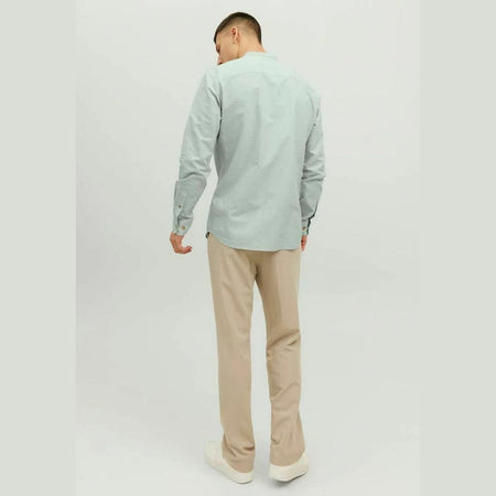 Camicia shirt Jack & Jones Summer Band granite green
