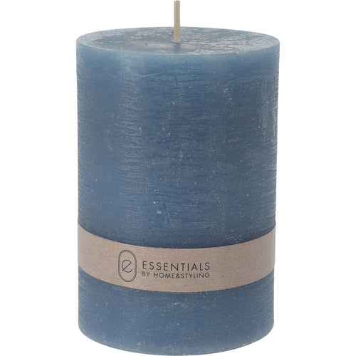 Candela decorativa Rustica cilindrica di cera a colonna da interno ed esterno