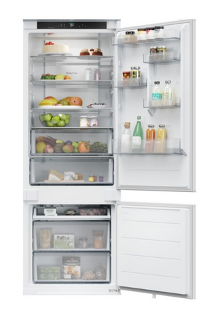 Candy cnbqt3719ew frigorifero combinato da incasso 70 cm 282 lt altezza 193 cm total no frost, classe e