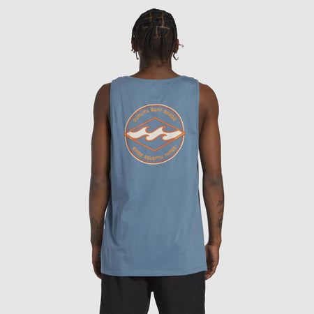 Canottiera Billabong Rotor Dimond tank top vintage indigo