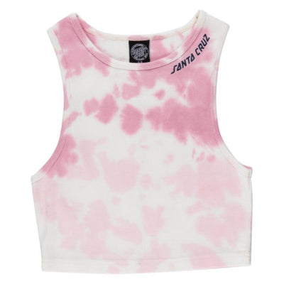 Canottiera Santa Cruz Strip tank vest pink dip dye
