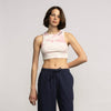 Canottiera Santa Cruz Strip tank vest pink dip dye