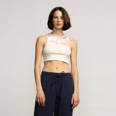Canottiera Santa Cruz Strip tank vest pink dip dye