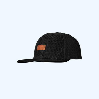 Cap Dolly Noir Straw Snap black