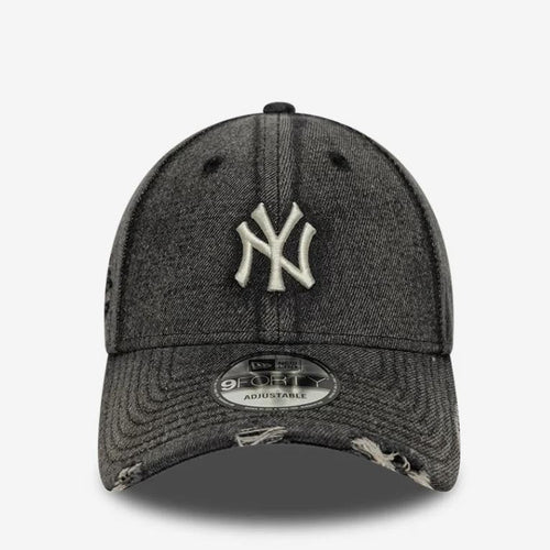 Cap New Era 940 Acid Wash Denim Black
