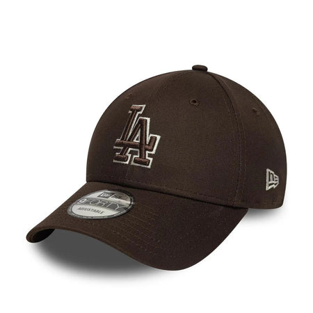 Cap New Era 940 LA Dodgers MLB Team Outline dark brown