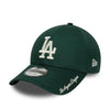Cap New Era 940 LA Dodgers MLB Visor Script dark green