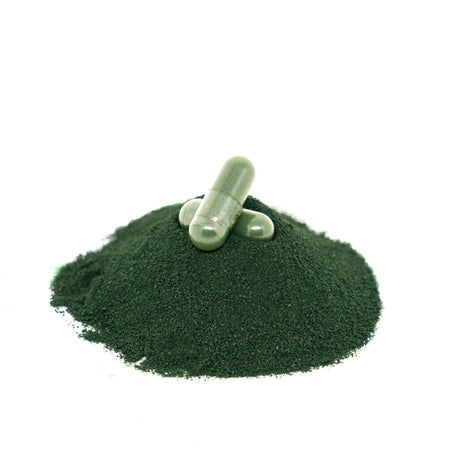 Spirulina biologica, 300 capsule da 360 gr